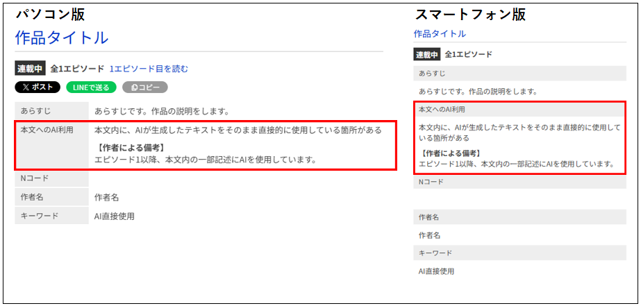 作品情報ページ